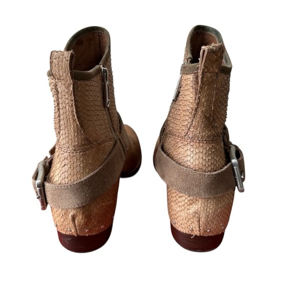 HOST PICK 🎉Donald J. Pliner Snakeskin Suede Buckle  Ankle Booties - Picture 7 of 8